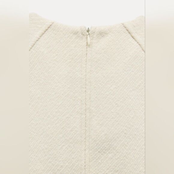 NWT ZARA VOLUMINOUS SLEEVE DRESS - Picture 9 of 15